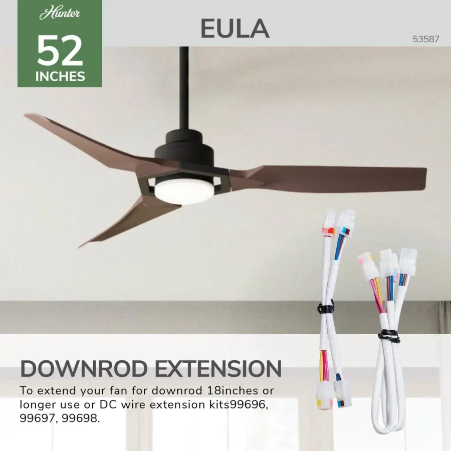 Eula 52" Outdoor Ceiling Fan with LED Light - Image 37