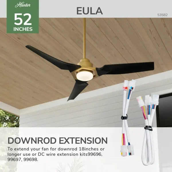 Eula 52" Outdoor Ceiling Fan with LED Light - Image 38