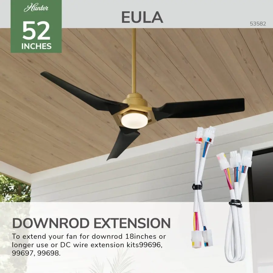 Eula 52" Outdoor Ceiling Fan with LED Light - Image 38