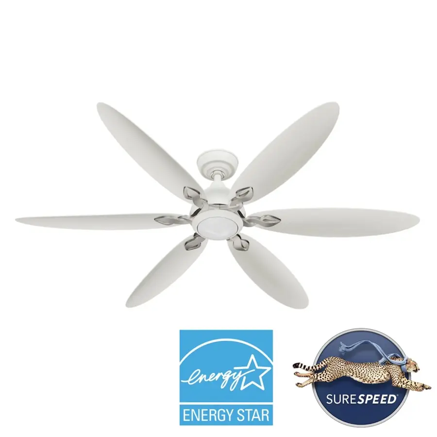 Azalea 60" Outdoor Energy Star DC Ceiling Fan with LED Light - Image 17