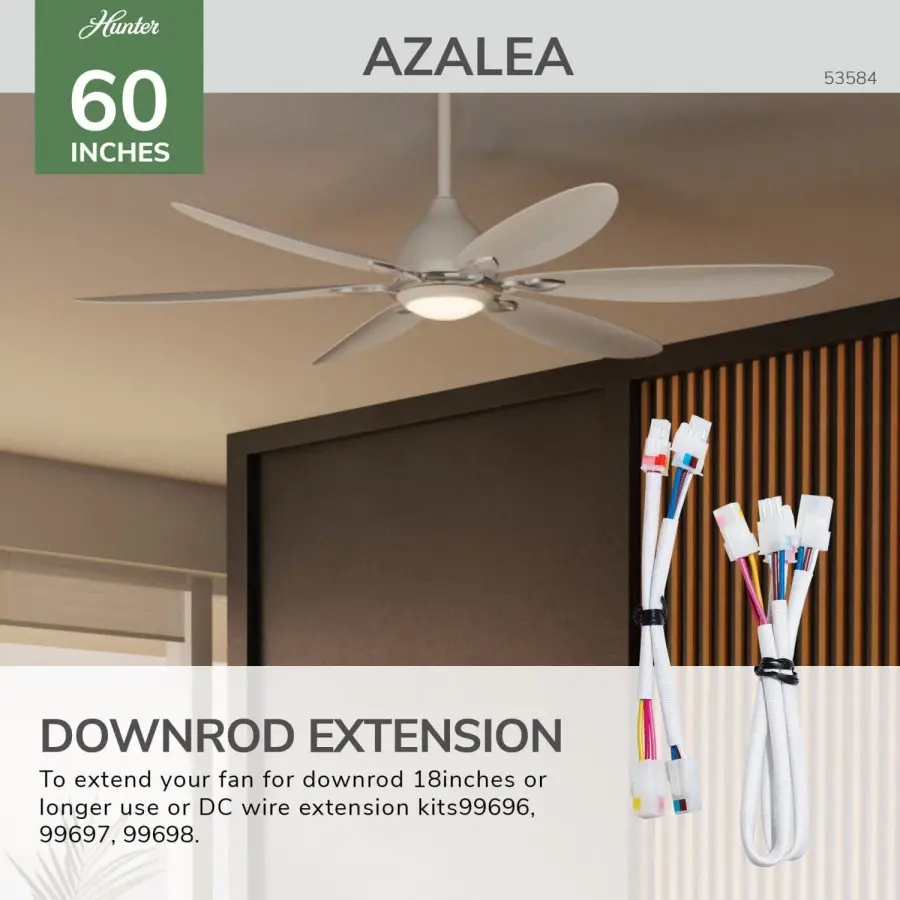 Azalea 60" Outdoor Energy Star DC Ceiling Fan with LED Light - Image 20