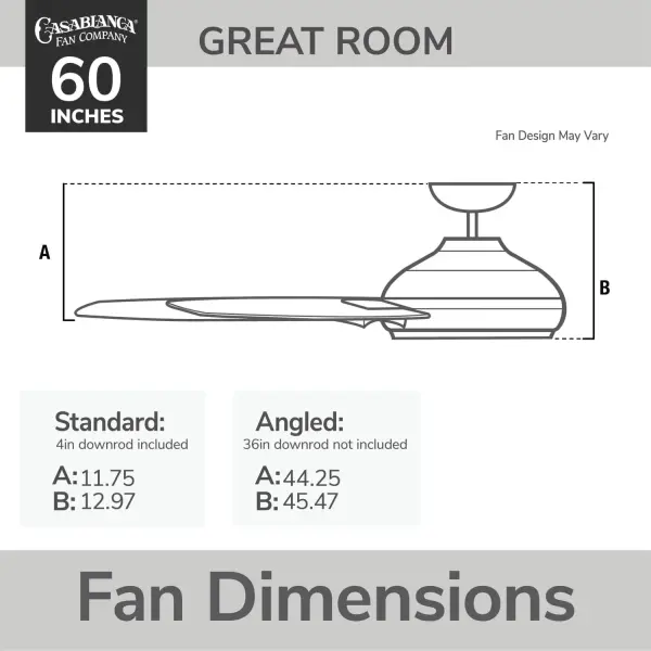 Azalea 60" Outdoor Energy Star DC Ceiling Fan with LED Light - Image 10