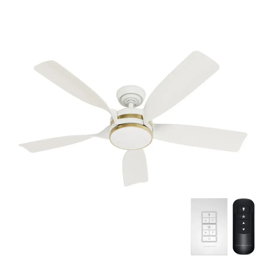 Julia Outdoor Energy Star DC Ceiling Fan with LED Light 52" - Image 1