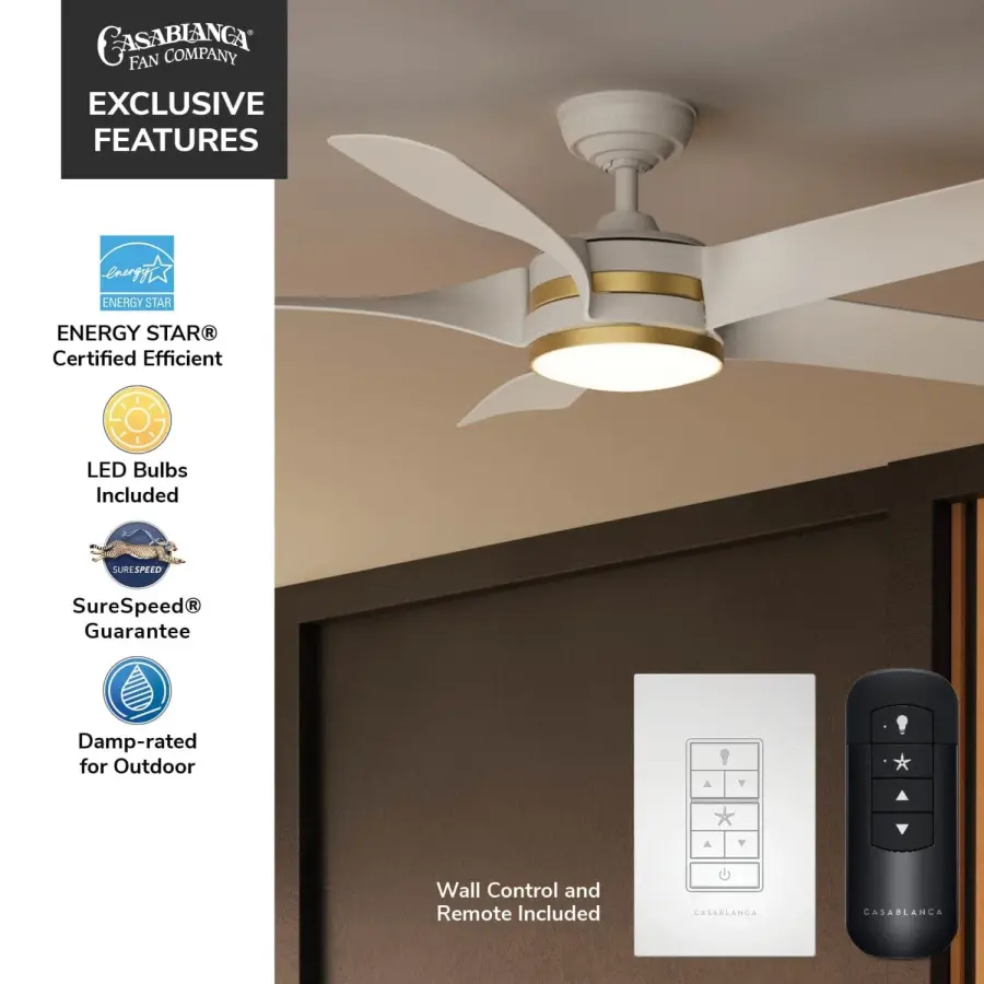 Julia Outdoor Energy Star DC Ceiling Fan with LED Light 52" - Image 34