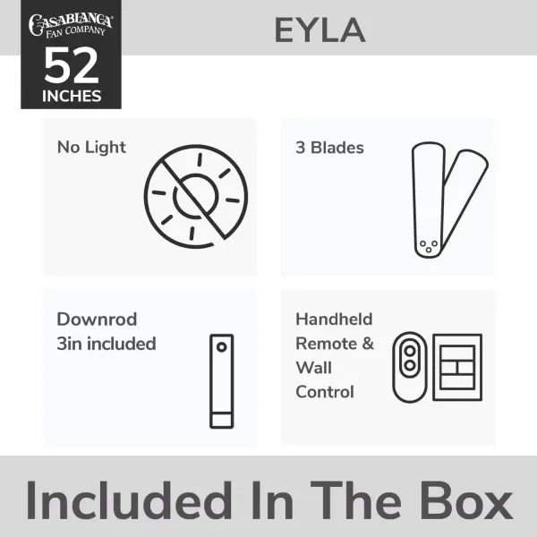 Eyla 52" ENERGY STAR Ceiling Fan with Remote & Wall Control - Image 10