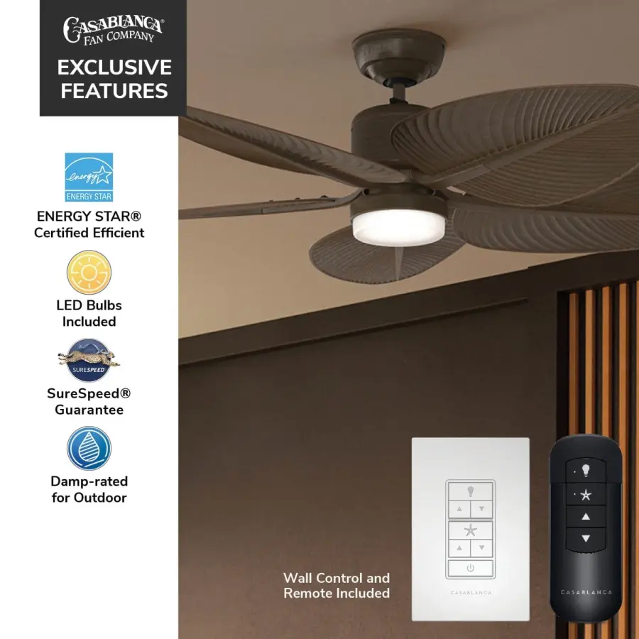 Coveview Outdoor Ceiling Fan with LED Light 52" - Image 34