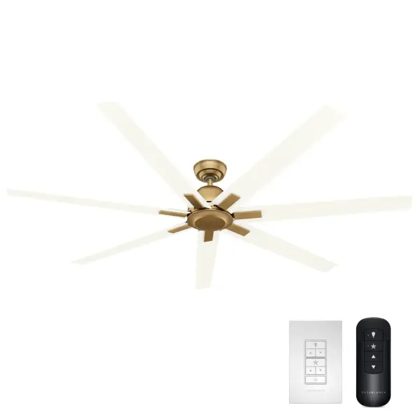 The Bayhaven delivers exceptional airflow for large covered outdoor spaces with its 6-speed DC motor and 72-inch blade span. ENERGY STAR certified for 64% greater efficiency, it includes both remote and wall control for ultimate convenience.