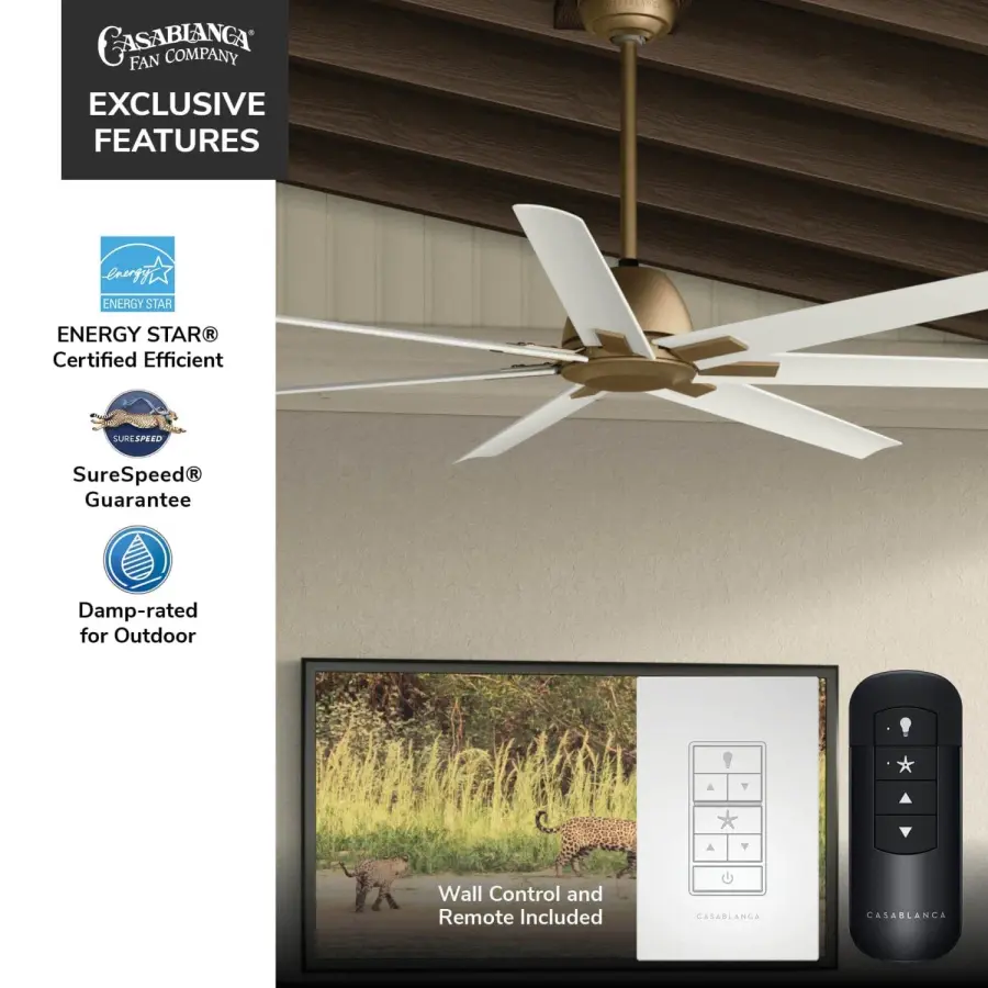 Bayhaven Outdoor 72" Ceiling Fan with Wall Control and Remote - Image 18