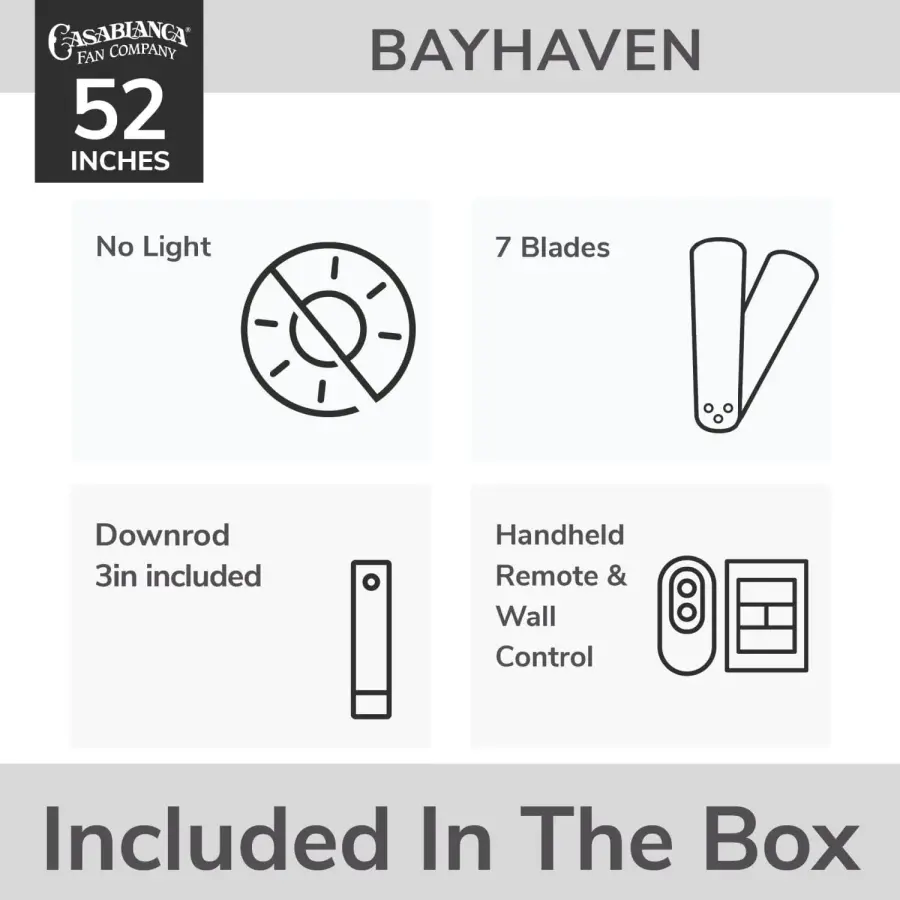 Bayhaven Outdoor 72" Ceiling Fan with Wall Control and Remote - Image 10