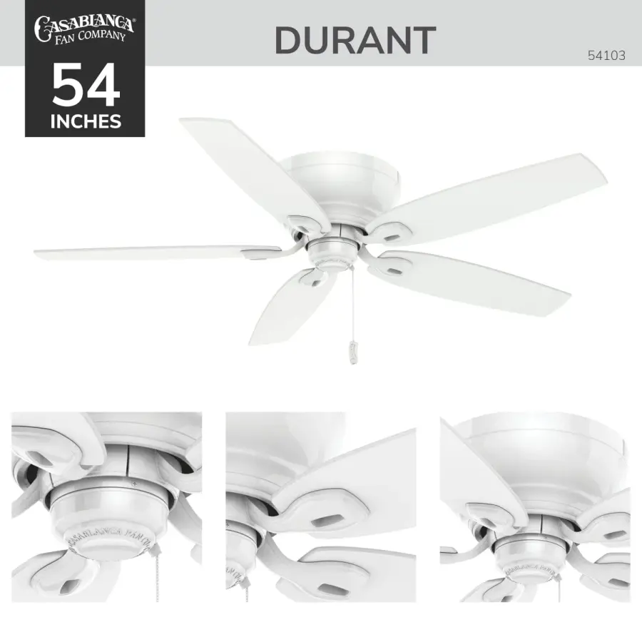 Whisper-Quiet Low Profile Fan Perfect for Low Ceilings - Image 2