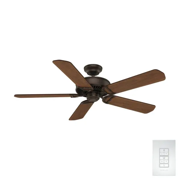 The Panama 54" is a heritage ceiling fan combining traditional aesthetics with modern Direct Drive motor technology. Perfect for large rooms up to 400 sq ft, it delivers superior air circulation with silent operation.