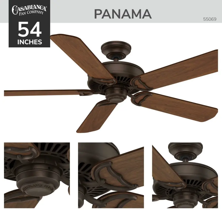 Panama 54" Ceiling Fan - Image 4