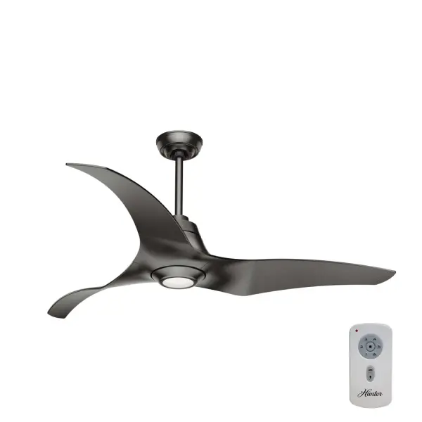 The Stingray combines sleek, seamless design with exceptional energy efficiency. ENERGY STAR certified and 64% more efficient than conventional fans, it features a whisper-quiet DC motor and integrated LED lighting.