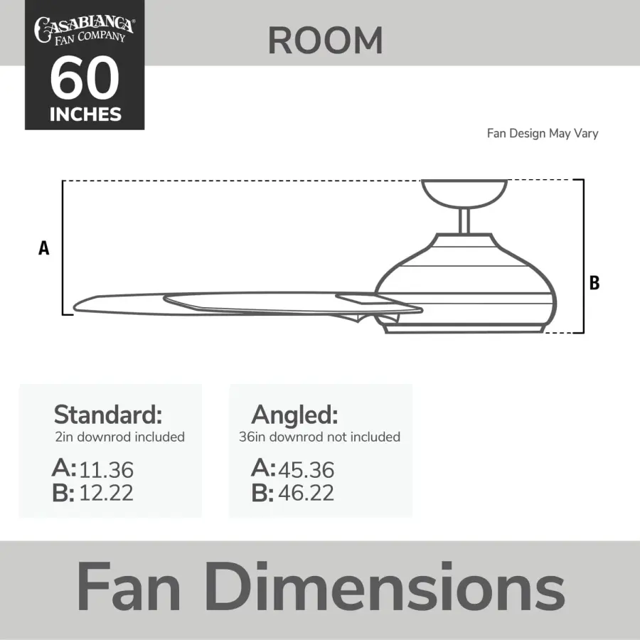 Stingray Outdoor 60" LED Ceiling Fan with Remote - Image 11