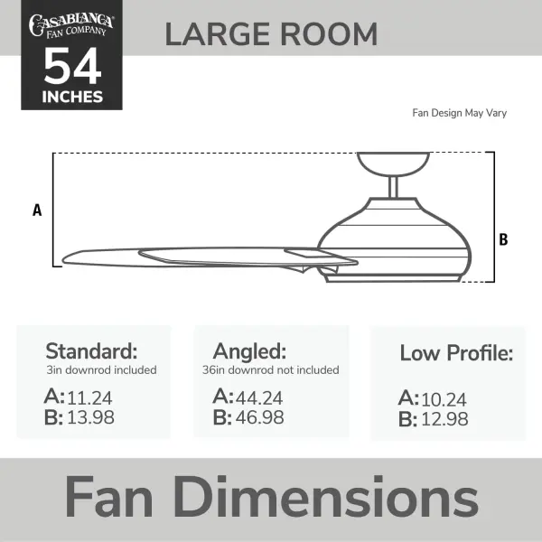 Casablanca Stealth DC 54" Ceiling Fan with LED Light - Image 10