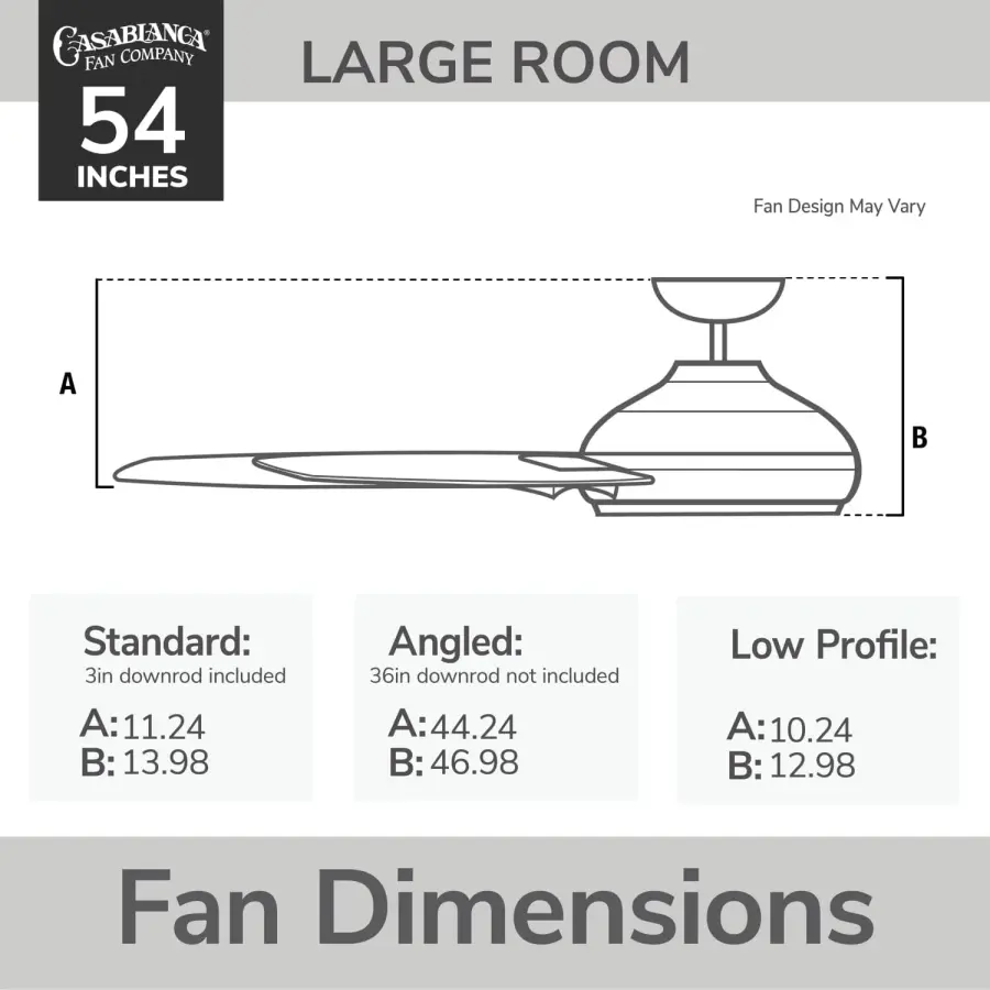 Casablanca Stealth DC 54" Ceiling Fan with LED Light - Image 10