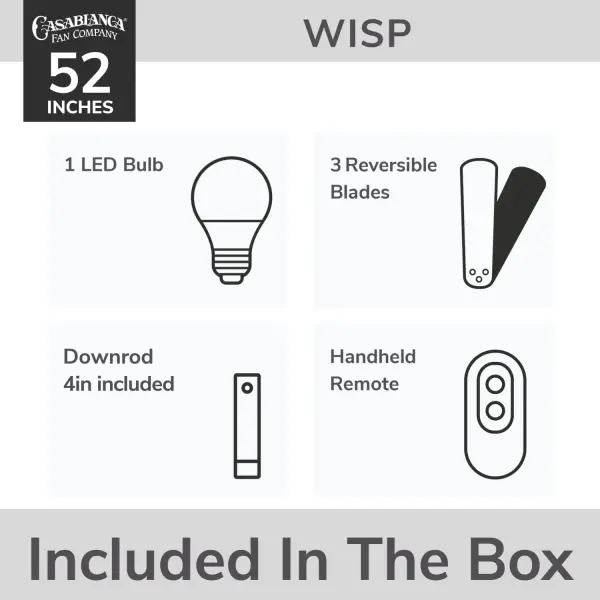 Casablanca Wisp 52" LED Ceiling Fan - Image 29