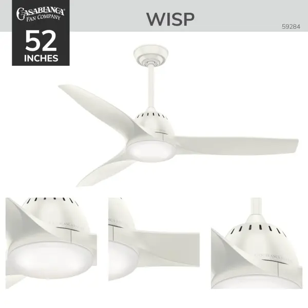 Casablanca Wisp 52" LED Ceiling Fan - Image 8
