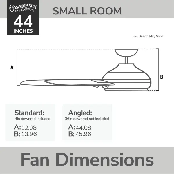 Wisp 44" LED Ceiling Fan with Light - Image 24