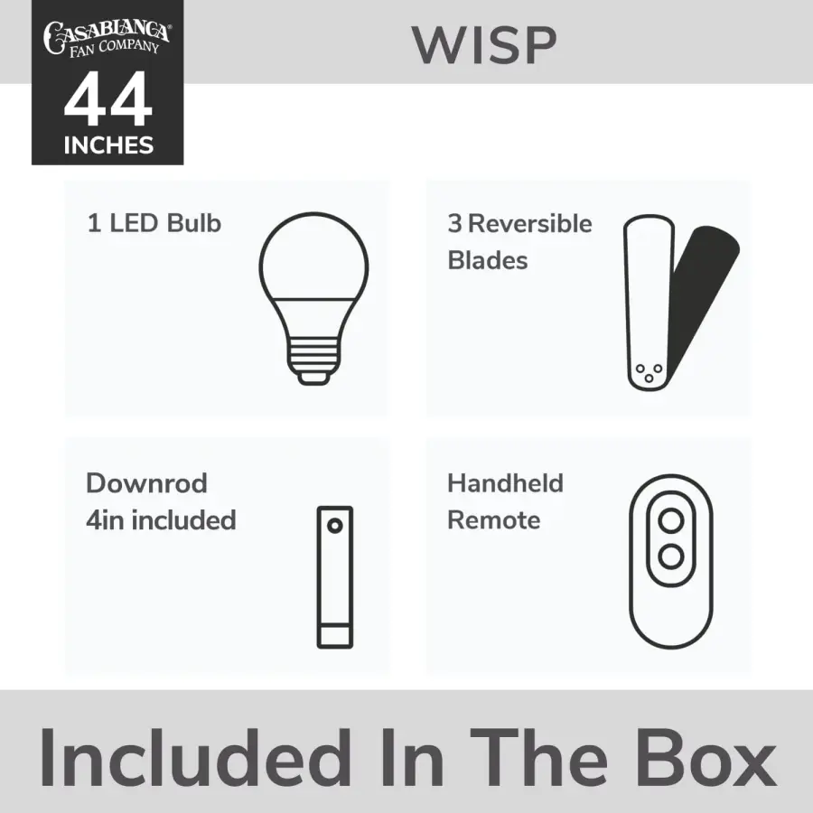 Wisp 44" LED Ceiling Fan with Light - Image 27