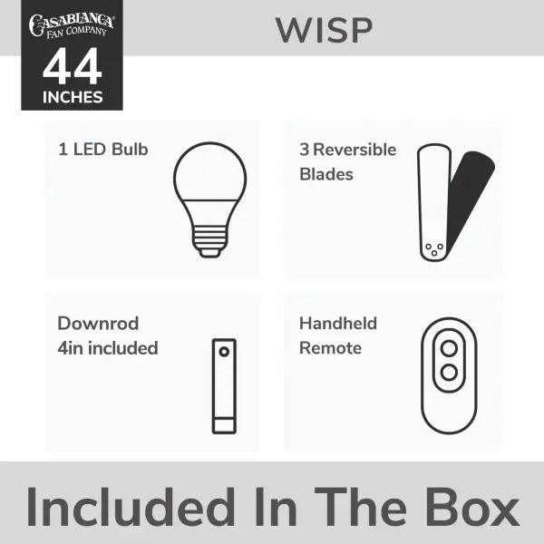 Wisp 44" LED Ceiling Fan with Light - Image 29