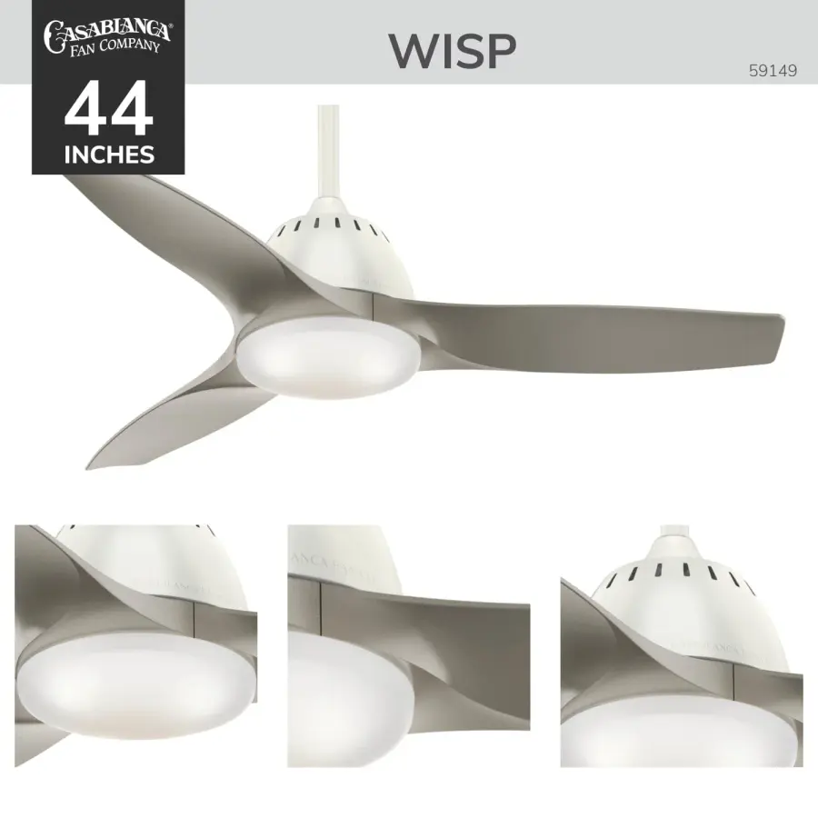 Wisp 44" LED Ceiling Fan with Light - Image 5