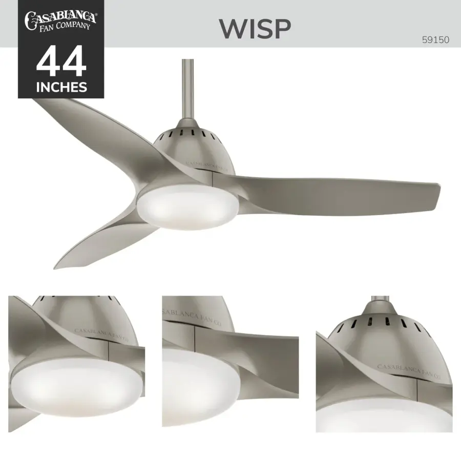 Wisp 44" LED Ceiling Fan with Light - Image 6