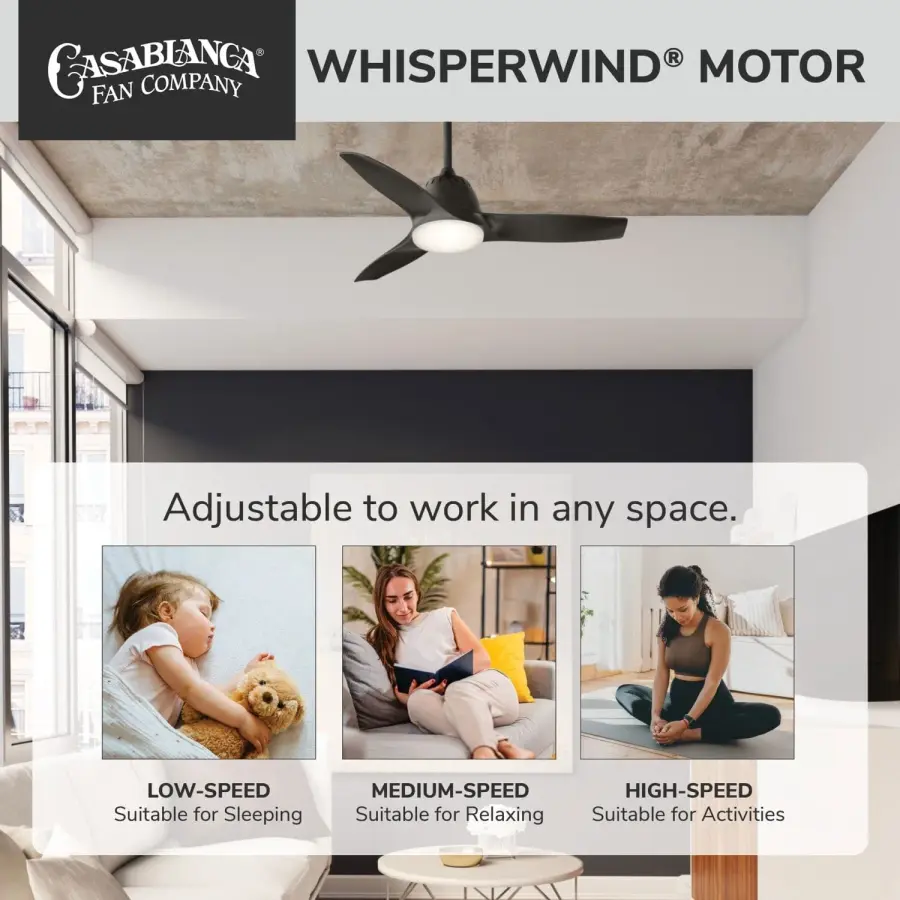 Wisp 44" LED Ceiling Fan with Light - Image 51
