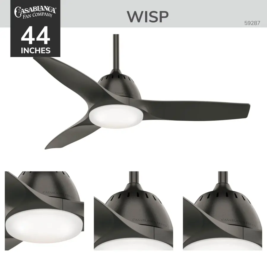 Wisp 44" LED Ceiling Fan with Light - Image 8