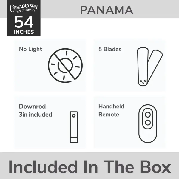 Casablanca Panama 54" DC Ceiling Fan with Remote - Image 31