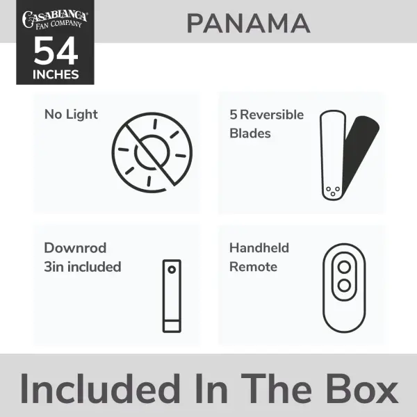 Casablanca Panama 54" DC Ceiling Fan with Remote - Image 34