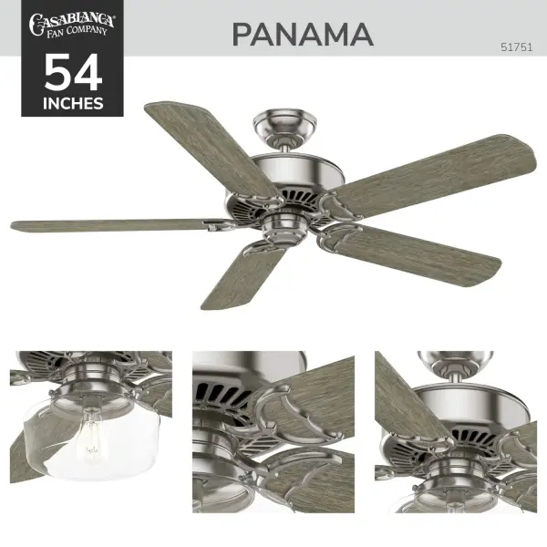 Casablanca Panama 54" DC Ceiling Fan with Remote - Image 6