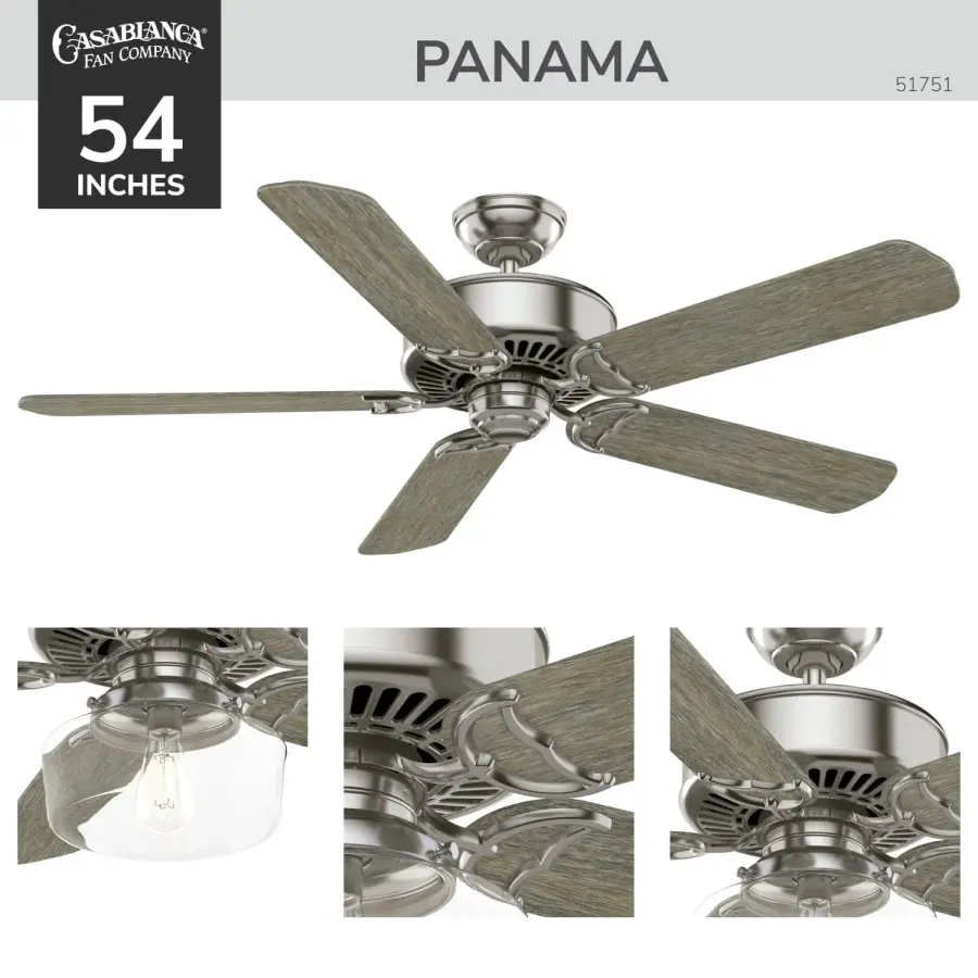 Casablanca Panama 54" DC Ceiling Fan with Remote - Image 6