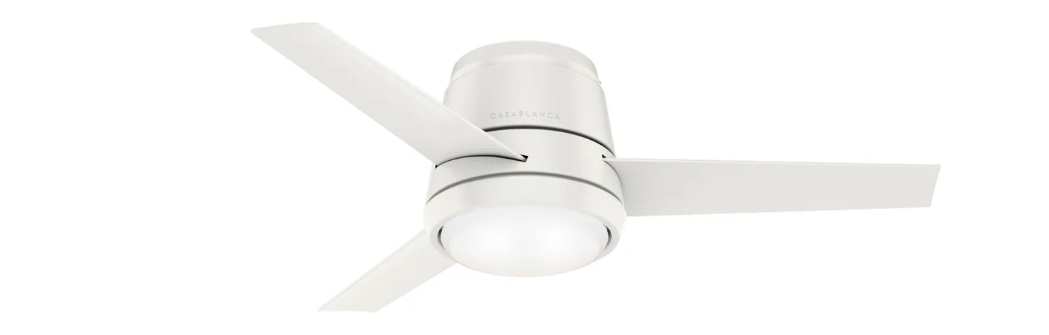 Commodus 44" Ceiling Fan in Fresh White