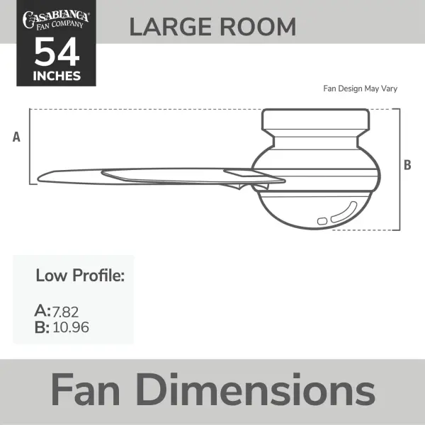 Commodus 54" Modern Ceiling Fan with LED Light - Image 12