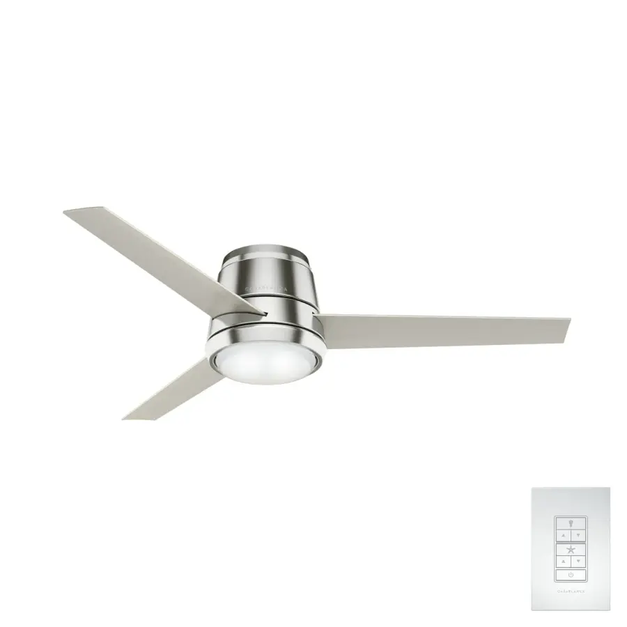 Commodus 54" Modern Ceiling Fan with LED Light - Image 1