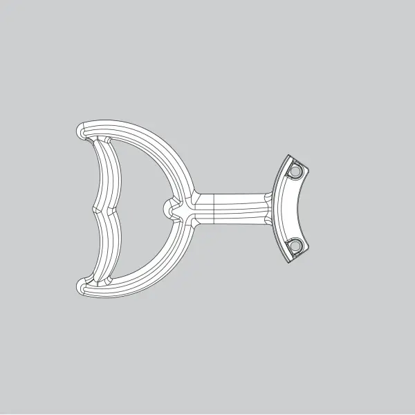 Snow White blade iron set designed as a service replacement part for compatible ceiling fans. Provides necessary hardware for blade installation and maintenance.