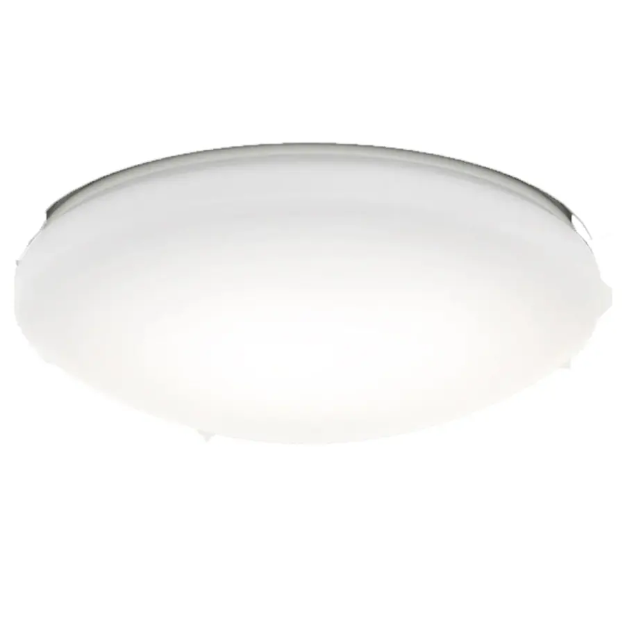 Painted White Cased Glass Globe