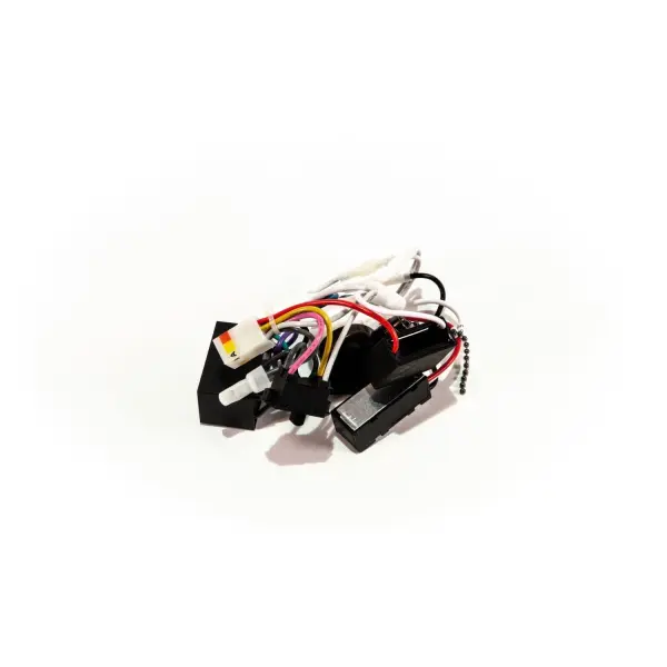 OEM wire harness designed for 4-speed ceiling fan control systems. Direct replacement component for maintaining proper fan operation and speed functionality.
