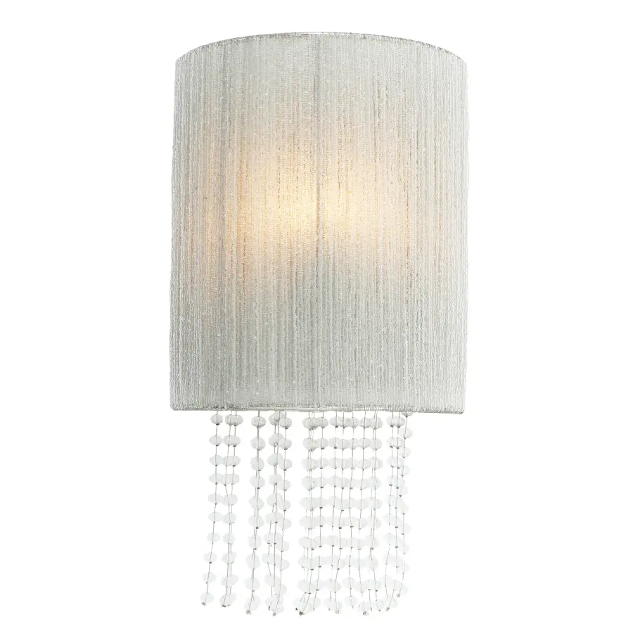 Elegant Crystal Wall Sconce Adds Glamorous Sparkle to Any Space - Image 1