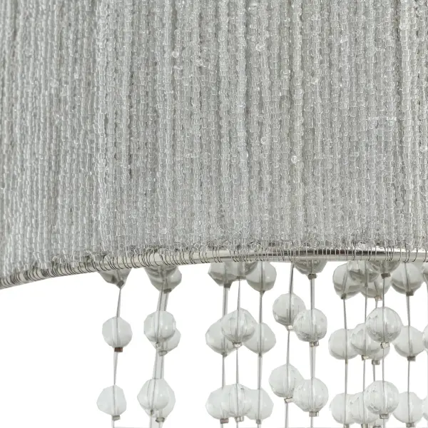 Elegant Crystal Wall Sconce with Coastal-Inspired Sea Glass Accents - Image 3