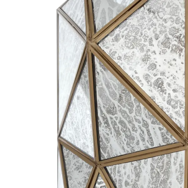 Geo-Gem 1-Light Mini Pendant in Artisan Brass - Image 3
