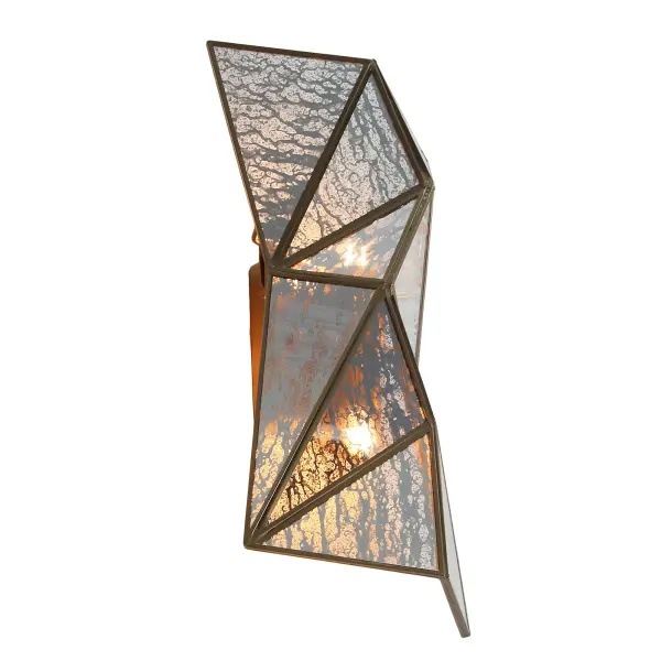 Geo-Gem 2-Light Wall Sconce in Artisan Brass - Image 5