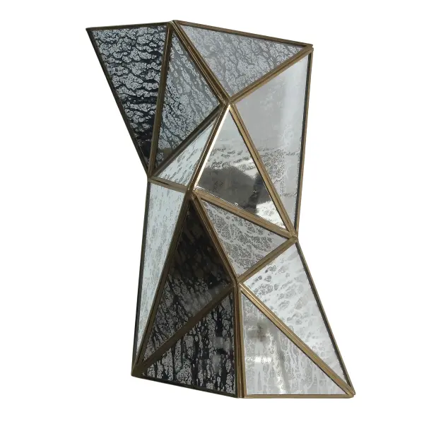 Geo-Gem 2-Light Wall Sconce in Artisan Brass - Image 6