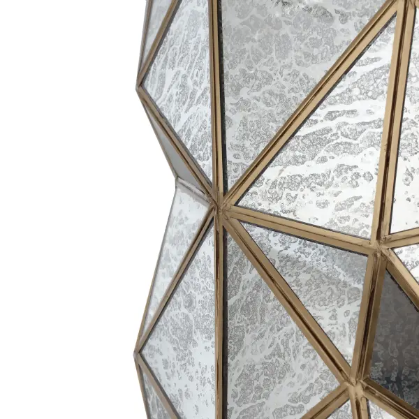 Geo-Gem 3-Light Pendant in Artisan Brass - Image 3