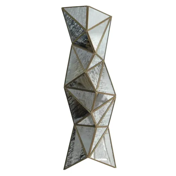 Geo-Gem 4-Light Wall Sconce in Artisan Brass - Image 6