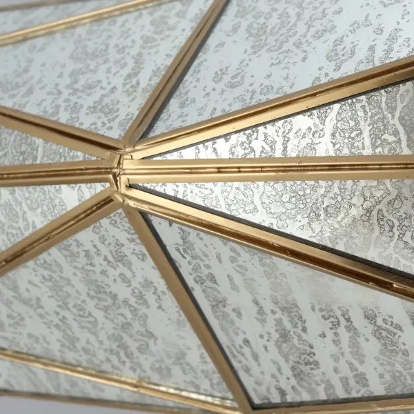 Geo-Gem 8-Light Pendant in Artisan Brass - Image 3
