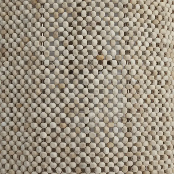 Copra 1-Light Wall Sconce with Coco Bead Shade - Image 3