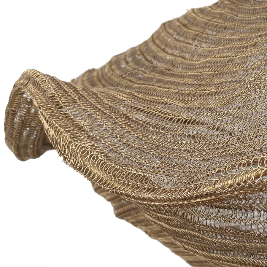Marseille 3-Light Pendant in Gilded Brass Mesh - Image 7