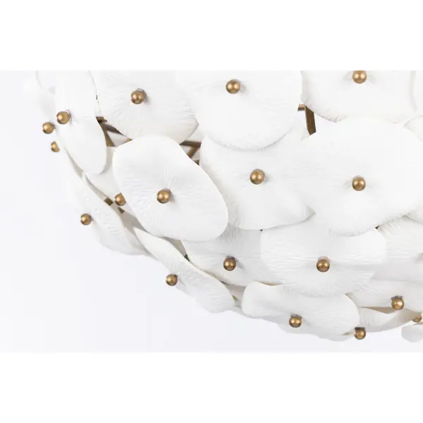 Coastlyn 22" 3-Light Semi-Flush Mount in Legacy Brass - Image 5